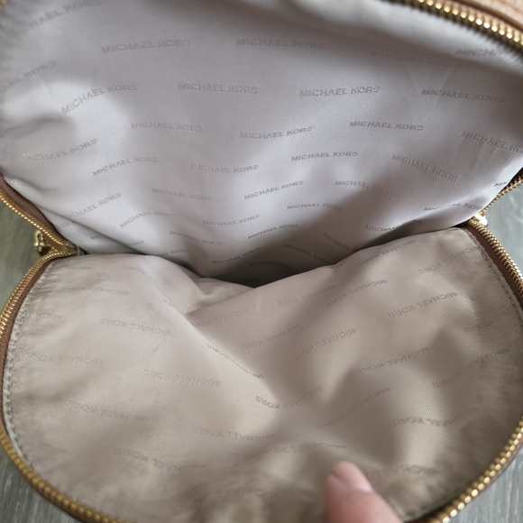 Michael Kors Tan Leather Backpack main image 10